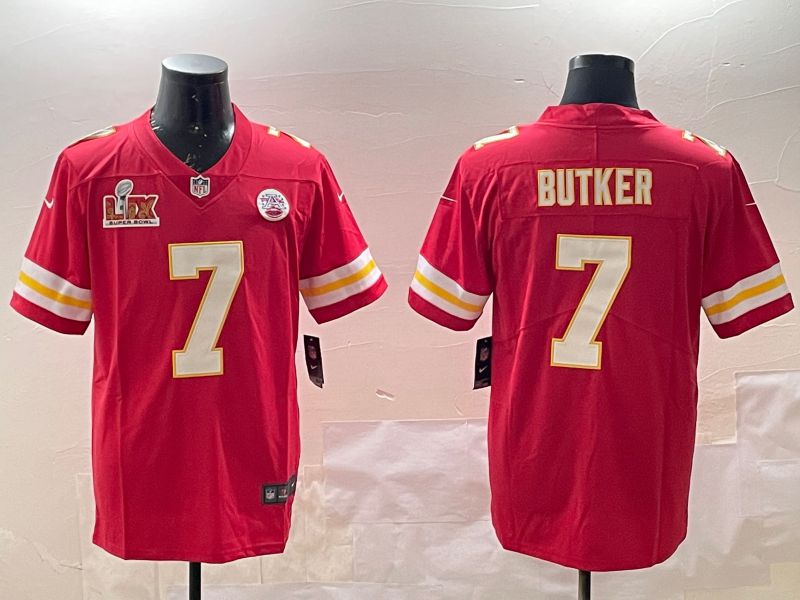 Men Kansas City Chiefs #7 Butker Red Second generations 2025 Nike Limited NFL Jersey style 5